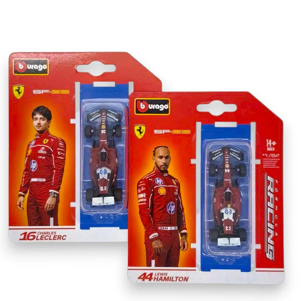 1:64 Bburago F1 SF-25 模型車 Ferrari 法拉利車隊
