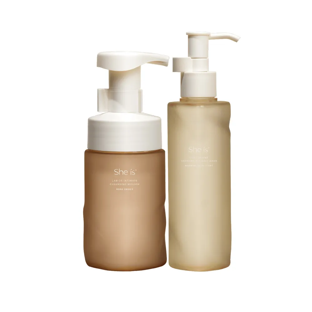【She is】私密平衡2件組(潔淨慕斯170ml+手洗精180ml)