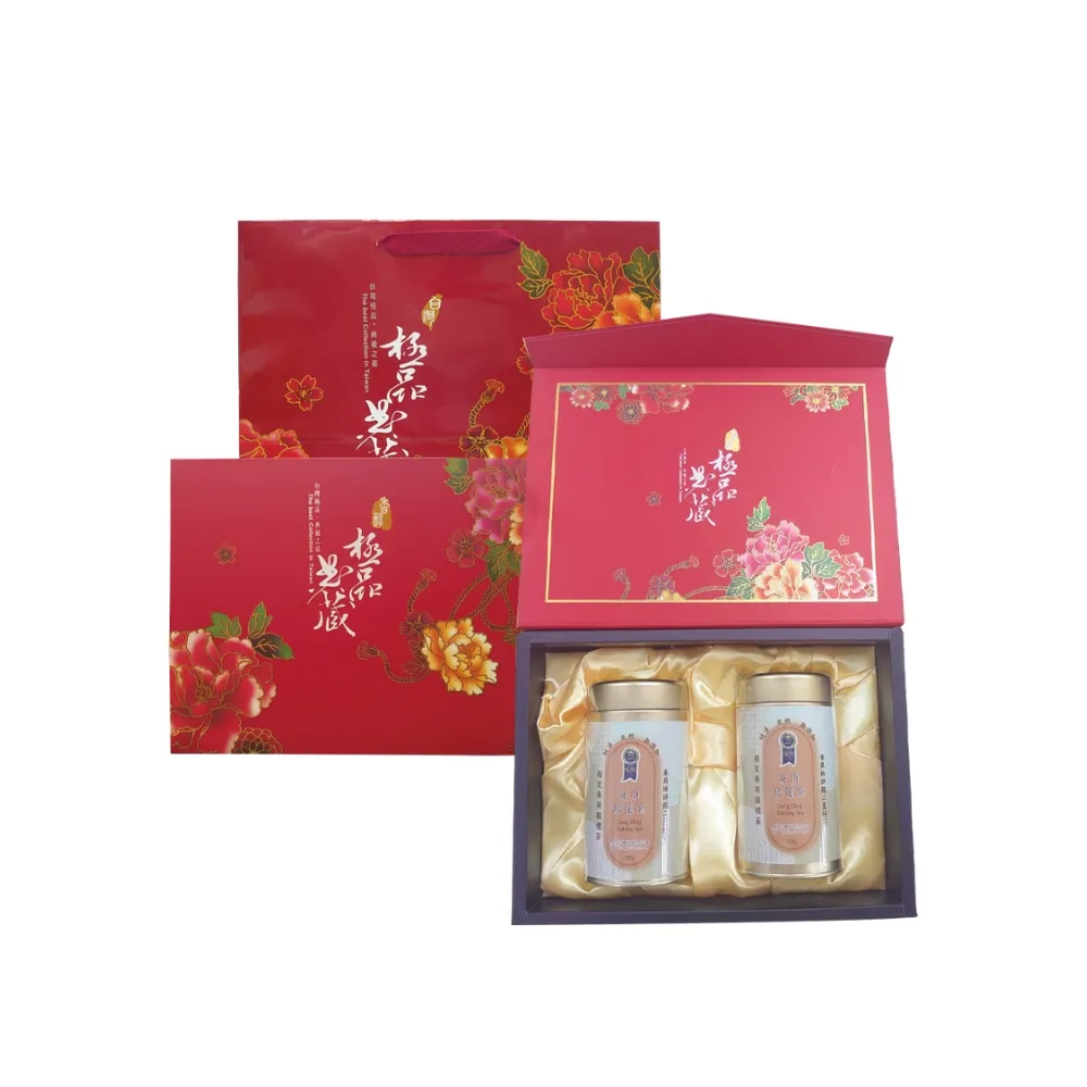 【iTQi 定迎】凍頂烏龍茶-極品典藏雙入組(含提袋)