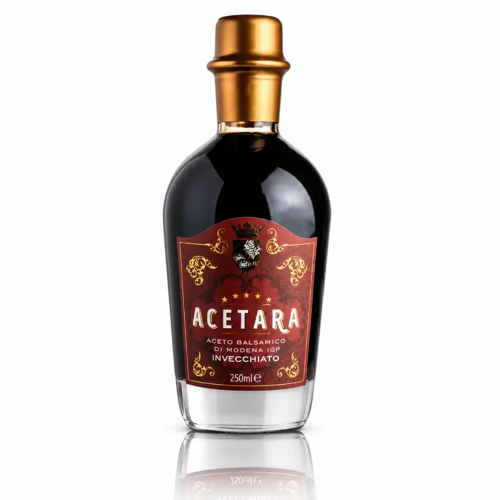 【Acetara】巴薩米克醋 摩德納 IGP 認證 5星級 8年 紅標陳釀香醋 250ml/瓶(珍貴的陳醋星辰)雙11