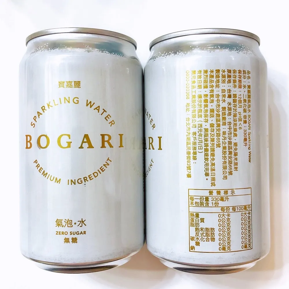 【開元食品】BOGARI 寶嘉麗氣泡水 330mlx24入