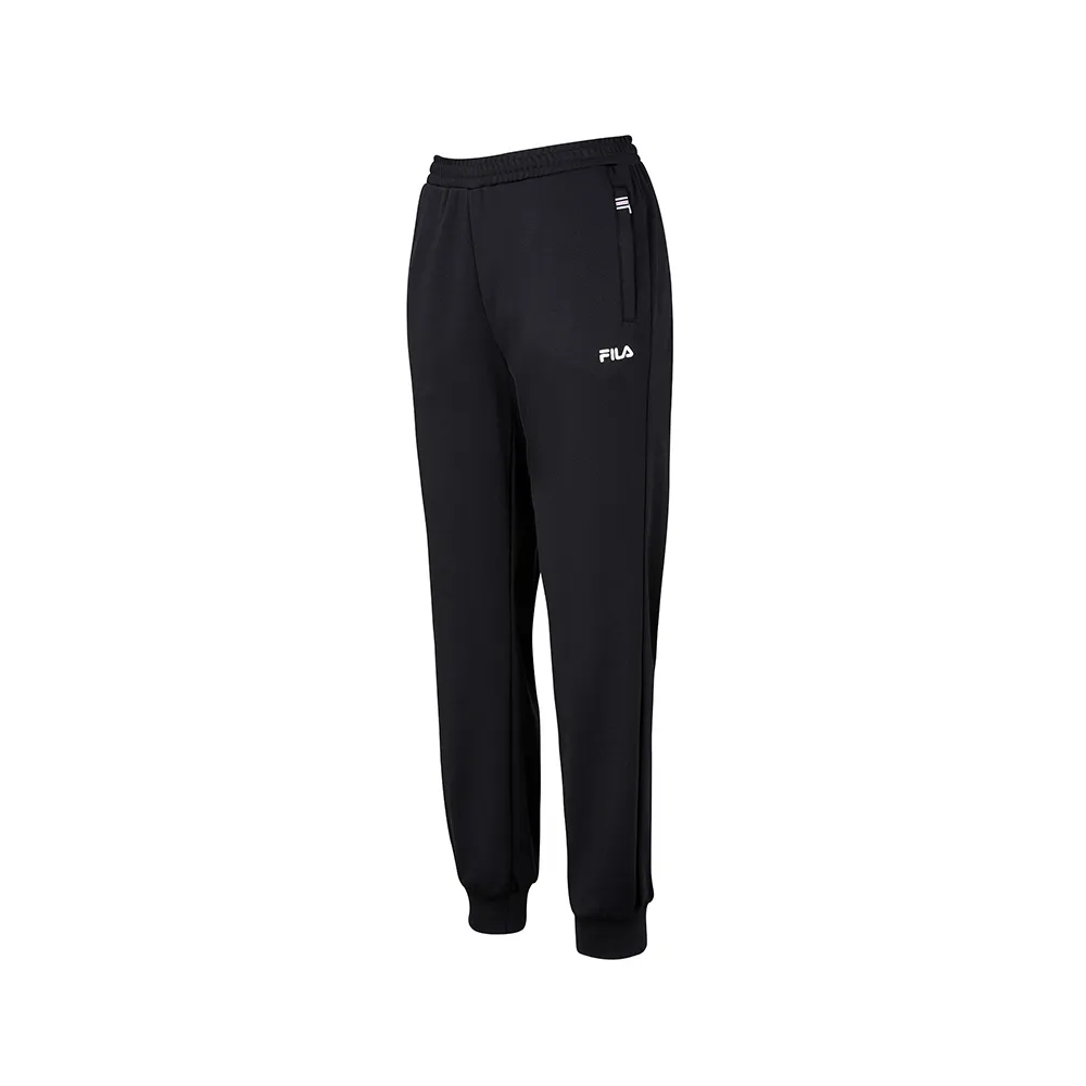 【FILA】女吸排長褲-黑色 5PNA-1727-BK
