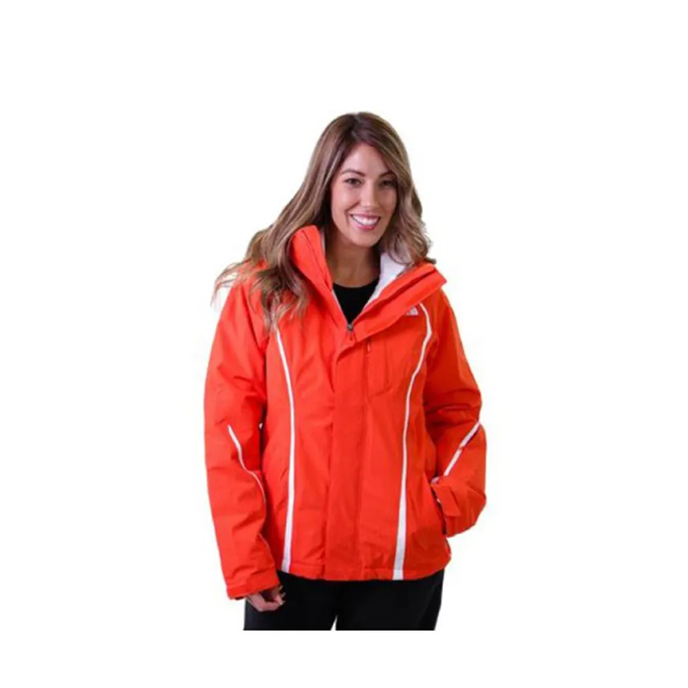 【The North Face】女 HV Heatseeker 兩件式外套《橙》A7HX-D1T/防水/透氣/滑雪外套(悠遊山水)