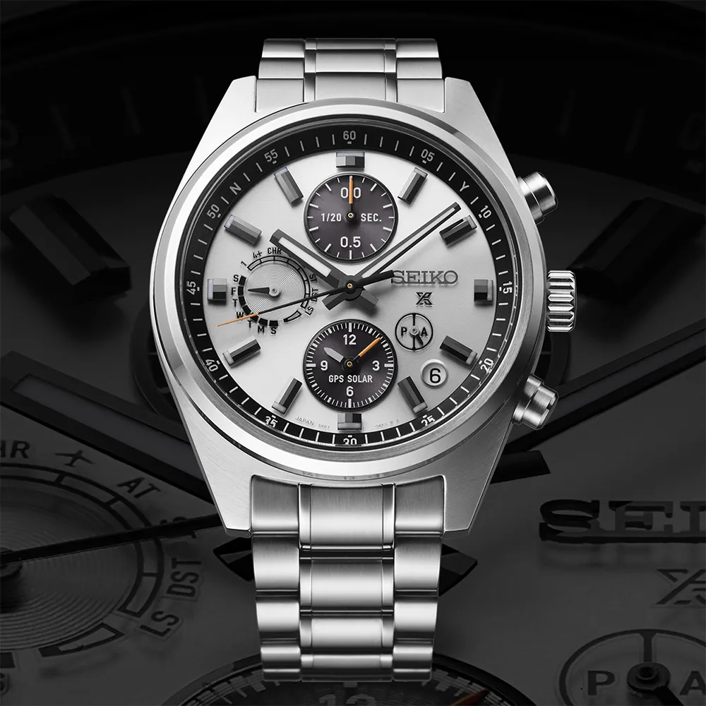 【SEIKO 精工】Prospex GPS太陽能雙時區計時手錶 錶 生日禮 送禮(SSH165J1/5X83-0AH0S)