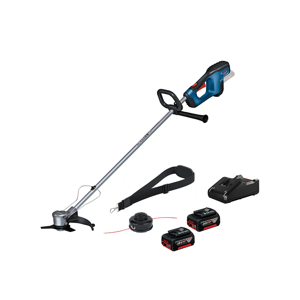 【BOSCH 博世】18V 免碳刷割草機 GFR 18V-23 (4.0Ahx2)