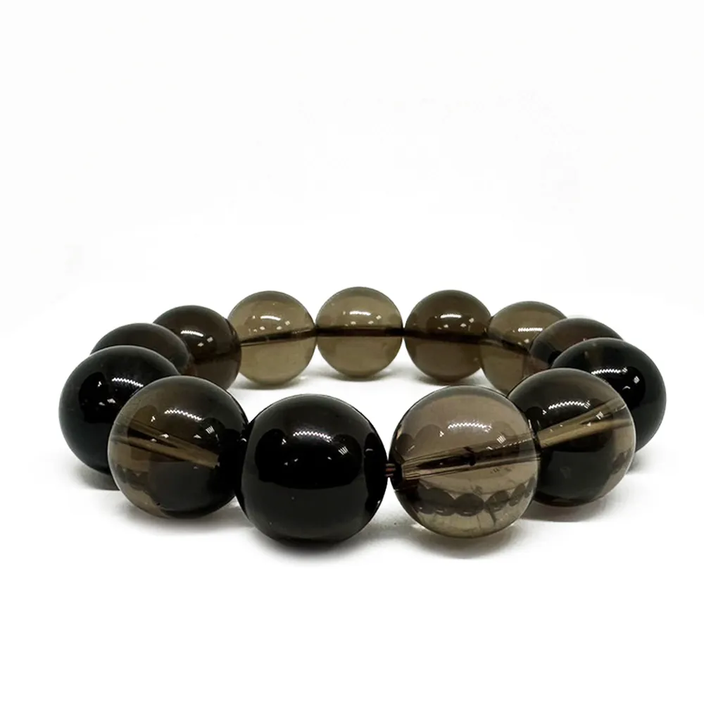 【林海陽】招正財旺財庫茶晶手鍊