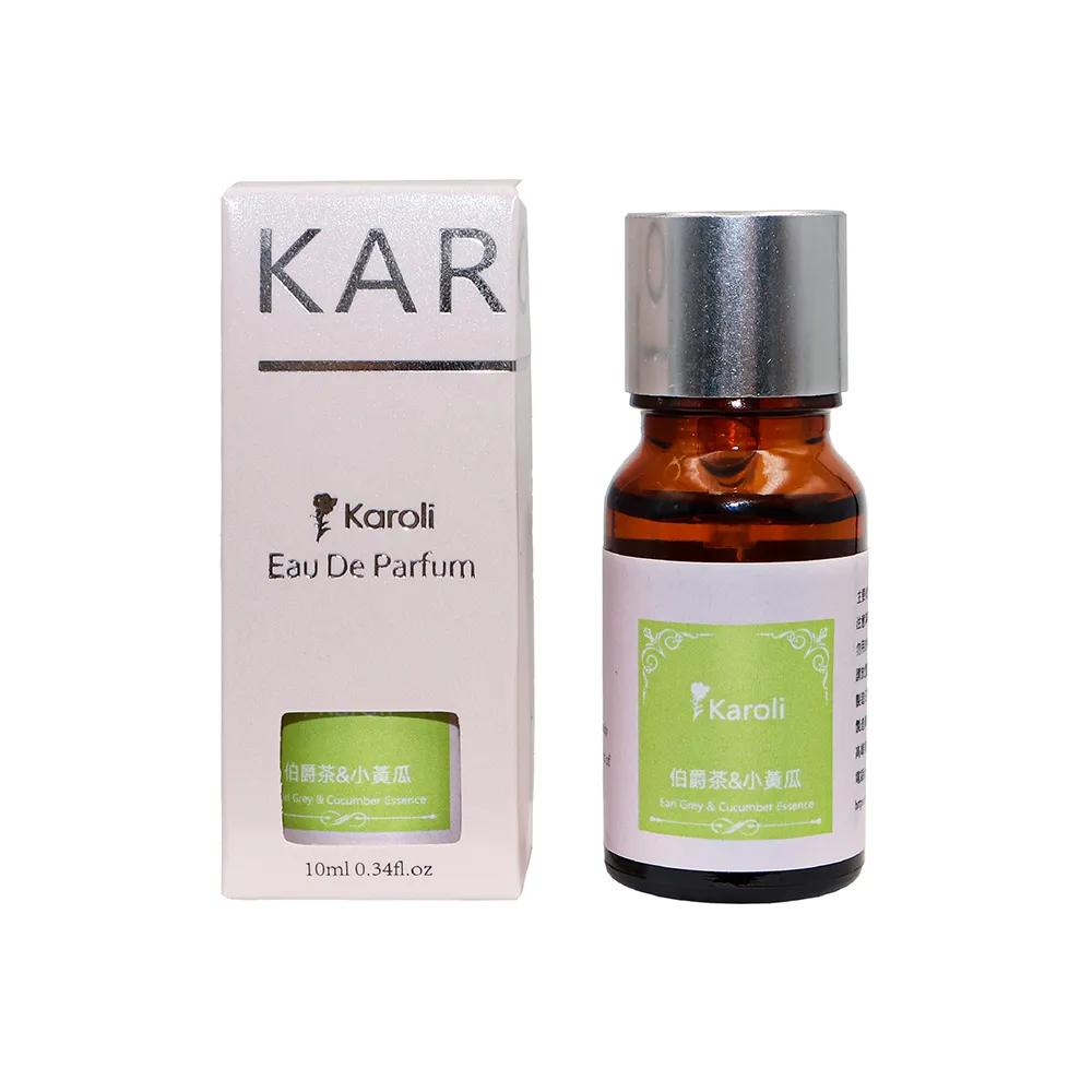 【Karoli 卡蘿萊】伯爵茶與小黃瓜 天然複方香精 2入組(10ml)
