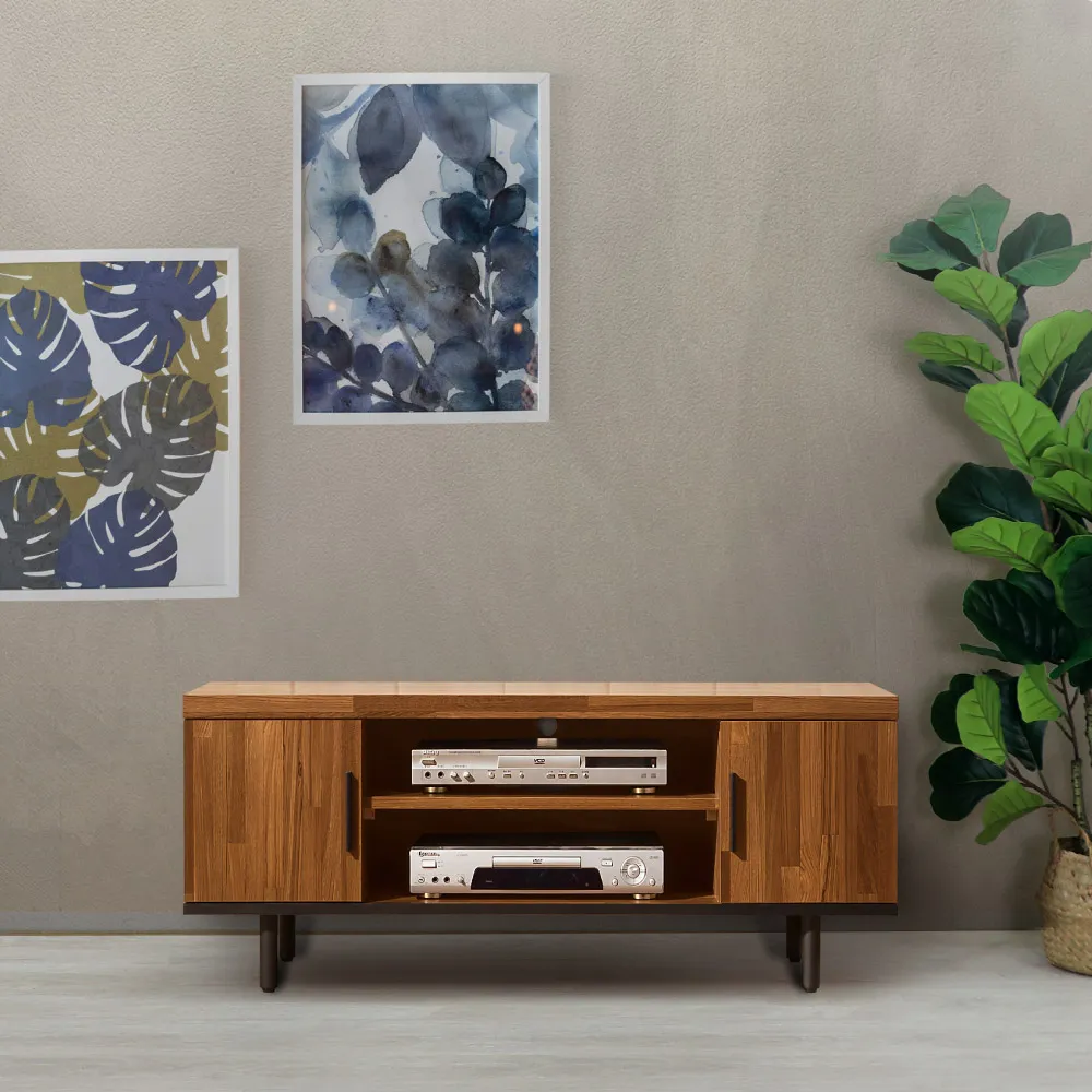 【WAKUHOME 瓦酷家具】歐克斯工業生活4尺電視櫃B001-767