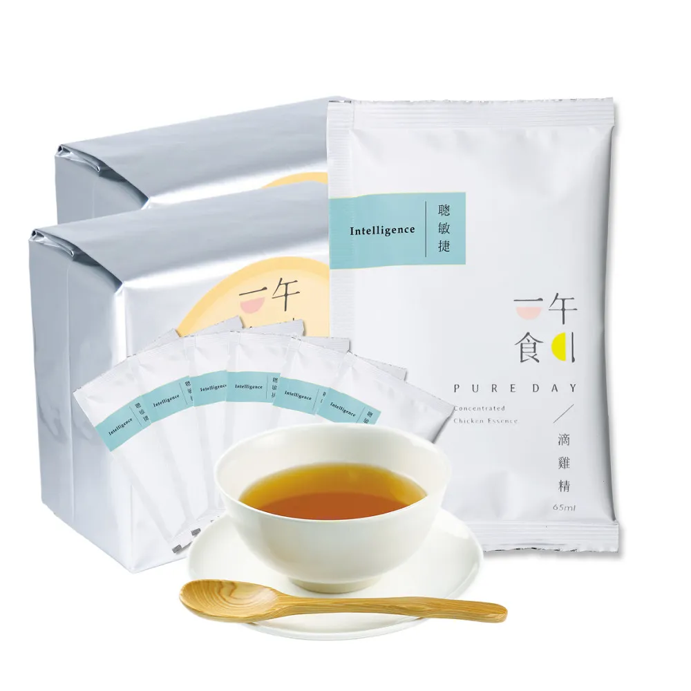 【一午一食】聰敏捷滴雞精60入+贈6包不挑款(環保包裝65ml/包)