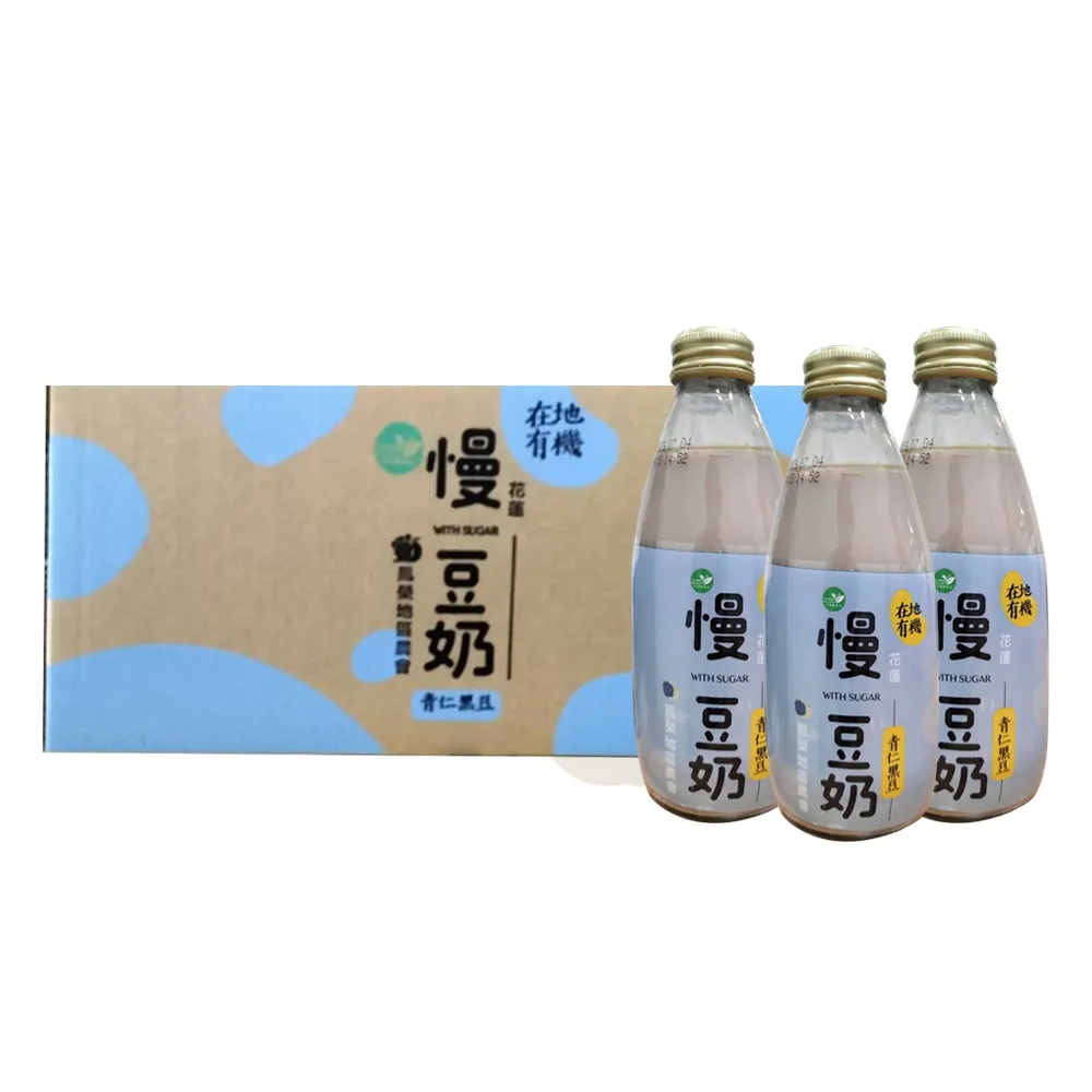 【鳳榮農會】慢 有機黑豆奶245mlX24瓶/箱(WIH SUGAR)