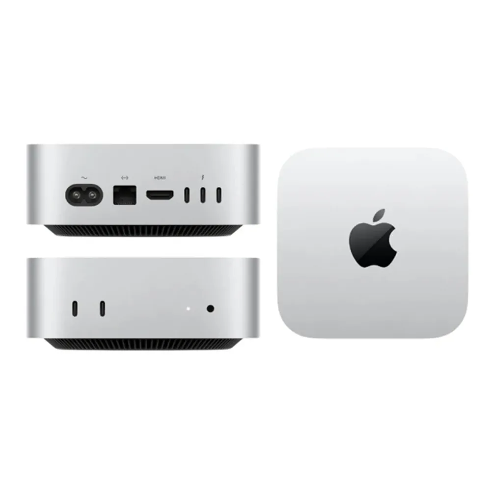 【Apple】2024 Mac mini M4晶片 10核心CPU與10核心GPU 16G/256G SSD/Gigabit 乙太網路(MU9D3TA/A)