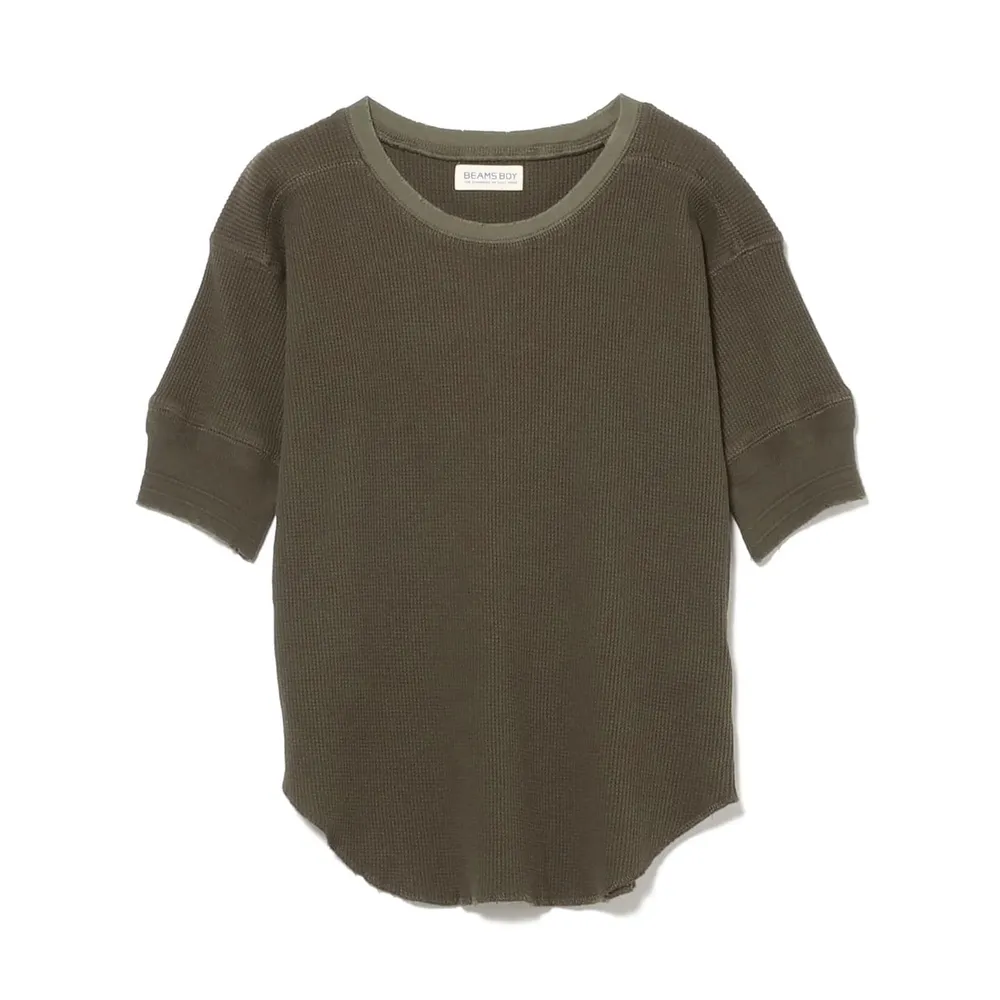 【BEAMS】官方旗艦館 BEAMS BOY / 女裝 破壞 華夫格 T恤
