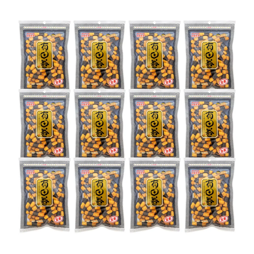 【有田製果】海苔小卷80gx12包/箱 全素 雙11限定