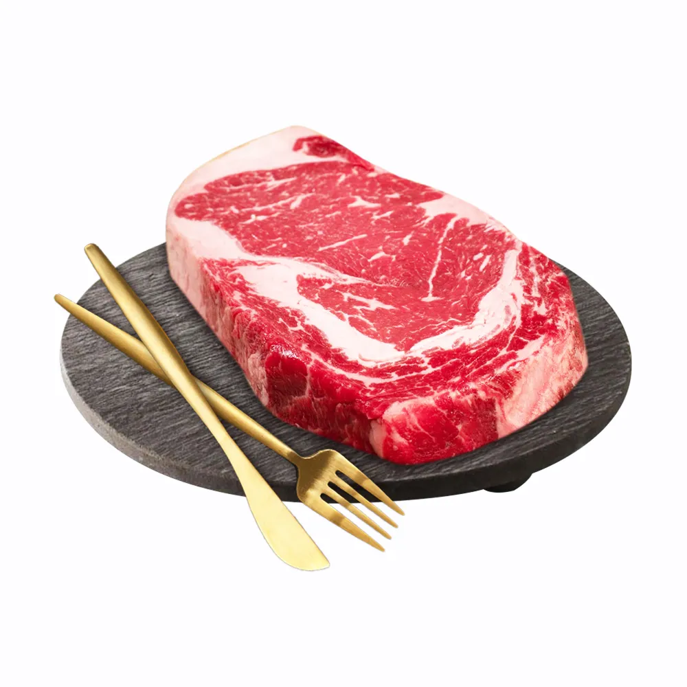 【勝崎生鮮】美國安格斯黑牛頂級肋眼牛排-超厚切4片組(400公克±10% / 1片)