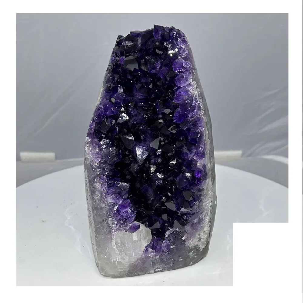 【恬芯晶品】天然頂級烏拉圭紫晶鎮A+20(天然頂級烏拉圭紫晶鎮帝王紫水晶招財開運風水財運業績財位)