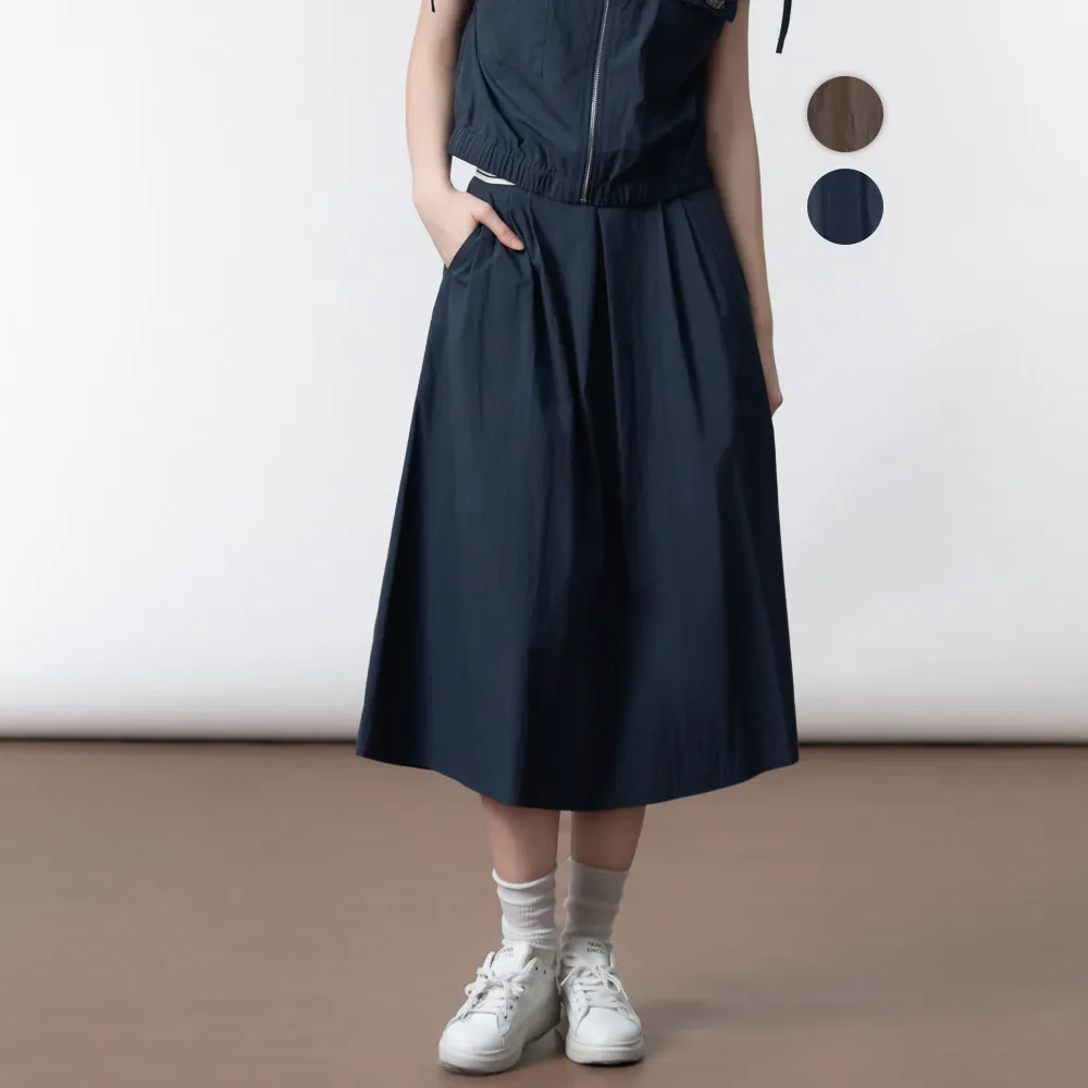【MEDUSA 曼度莎】現貨-街頭 Logo 腰頭休閒裙 - 2色（M-XL）｜休閒短裙 休閒裙 街頭風短裙(605-5410C)