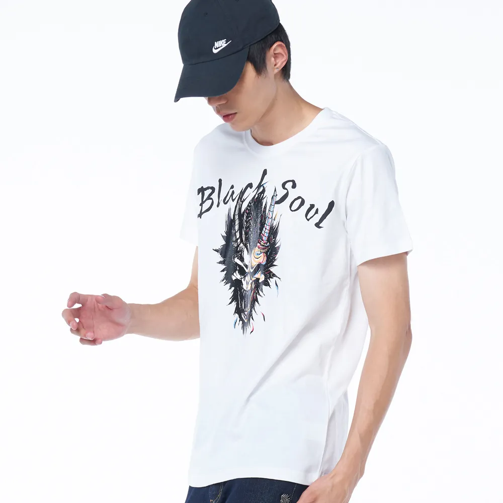 【BLUE WAY】BlackSoul爆裂鬼印花短TEE-鬼洗
