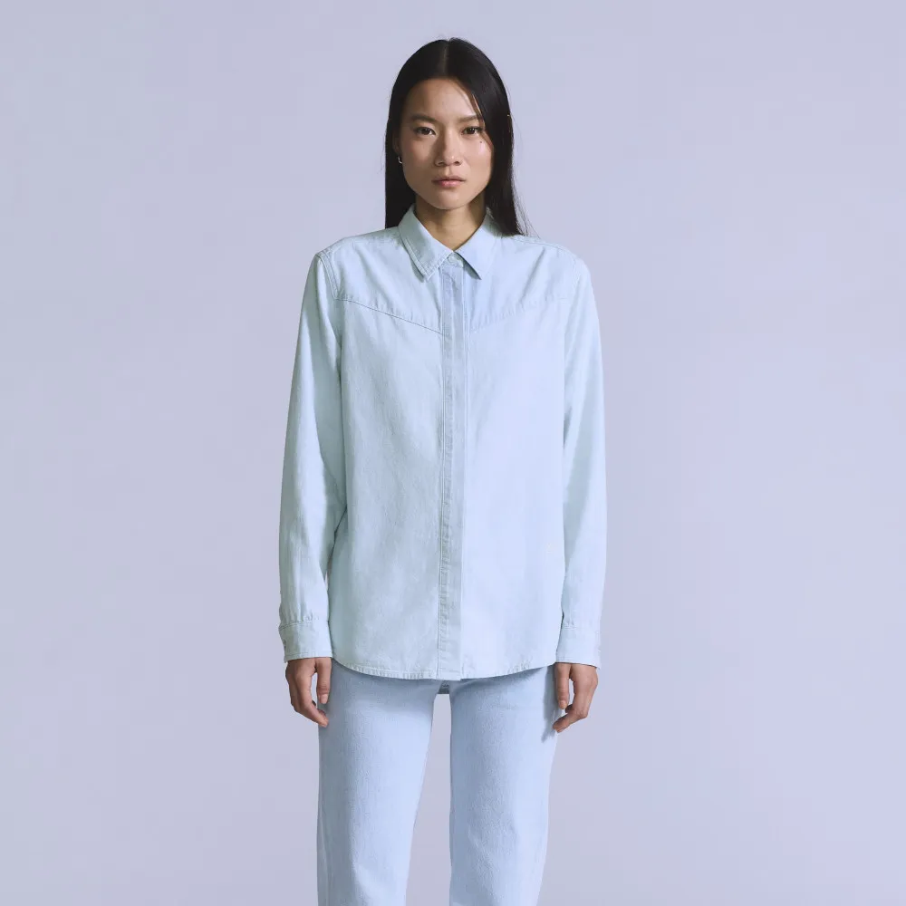 【LEVIS】BLUETAB™ 女款 丹寧牛仔襯衫 上衣 熱賣單品 001LP-0000