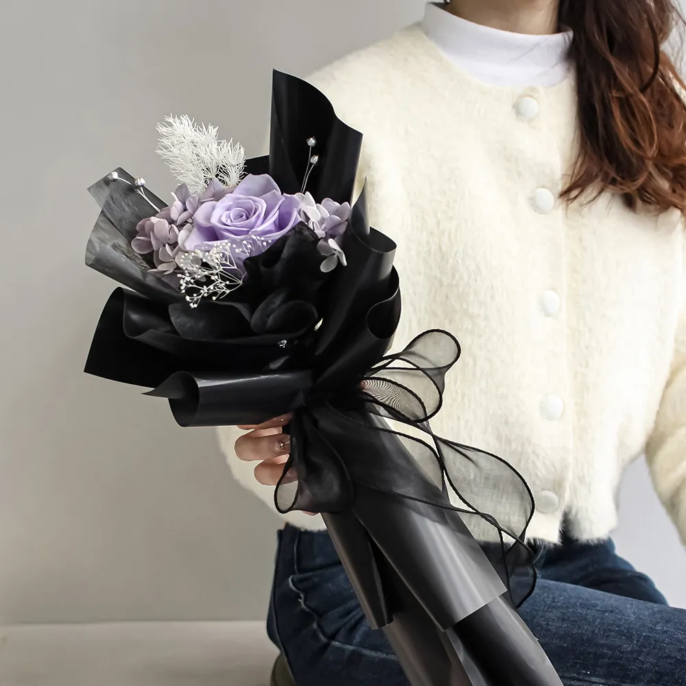 【Floral M】My Love謬思女神永生玫瑰花束(乾燥花/永生花/情人節花束/告白禮物/求婚花禮/生日花束)