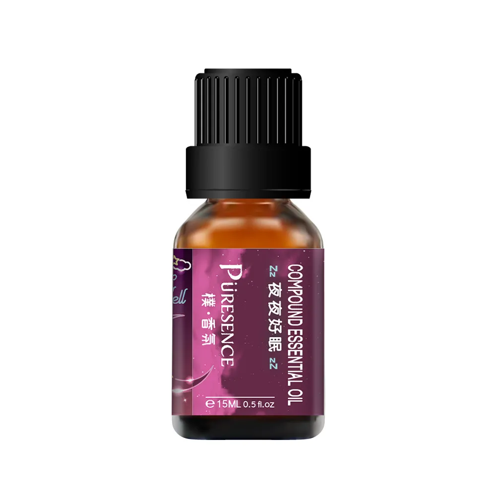 【PURESENCE 樸香氛】夜夜好眠複方精油15ml(放鬆 舒壓 助眠 薰衣草 甜橙 玫瑰)
