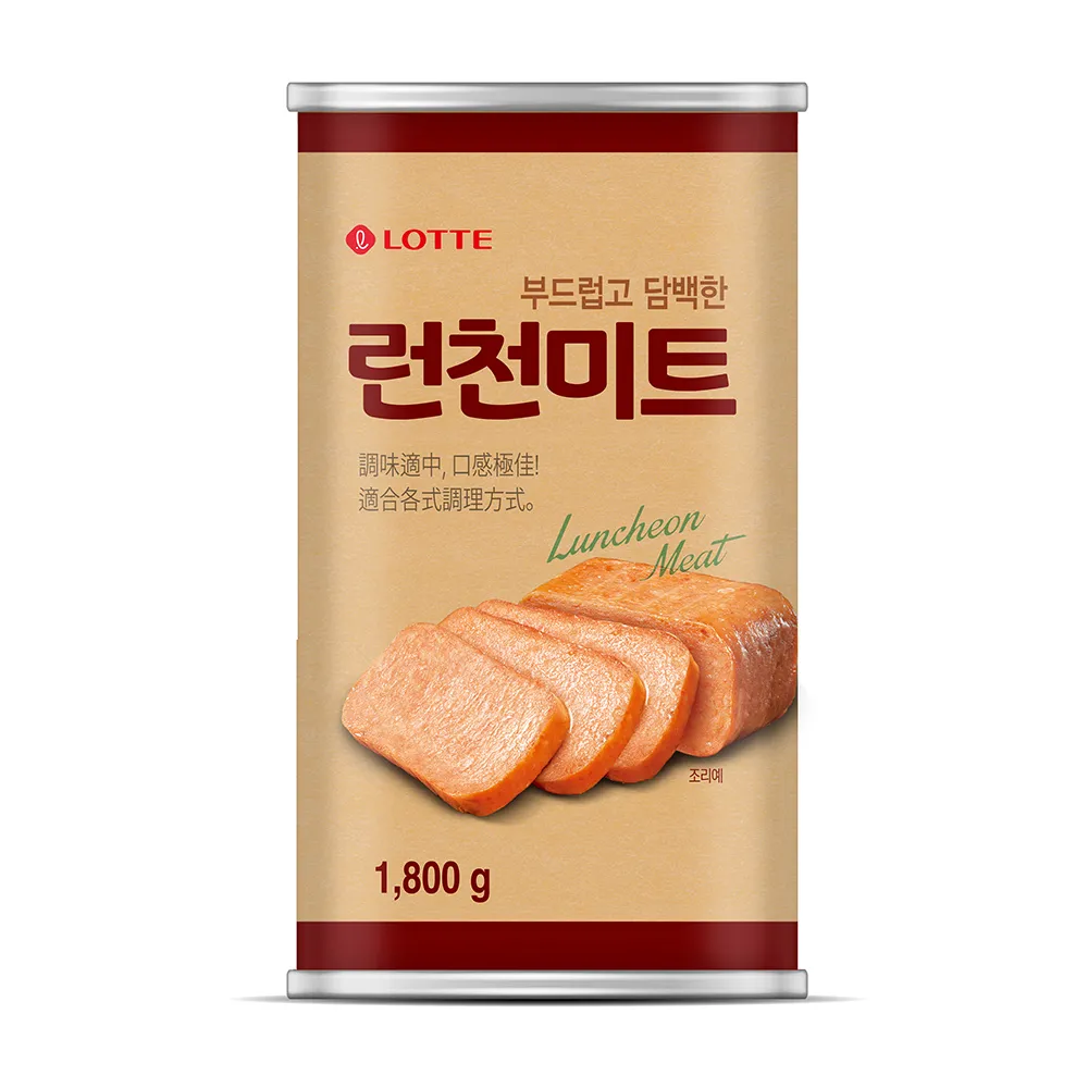 【Lotte 樂天】午餐肉1800g