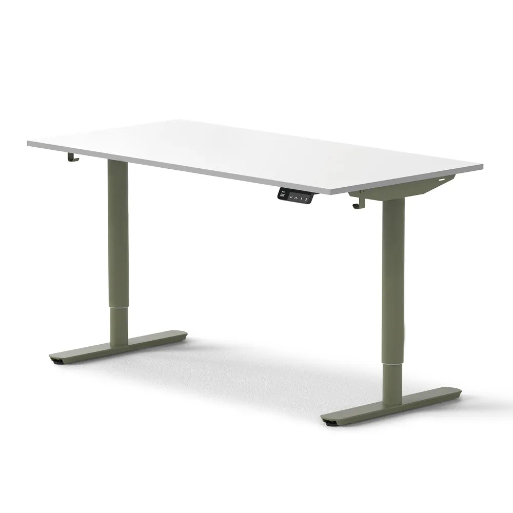 【Tapbi】電動升降桌｜圓管RD系列 140x70cm 高承重雙馬達 直覺操控 安全防壓(書桌/辦公桌/工作桌/電腦桌)