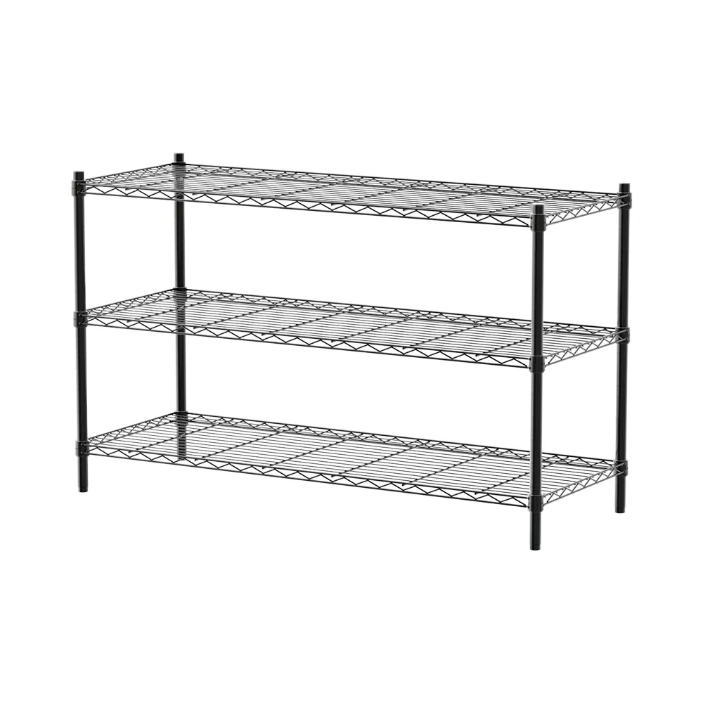 【dayneeds 日需百備】輕型 120x45x75公分烤漆三層架(鐵力士架/收納層架/展示架/層架/鐵架)