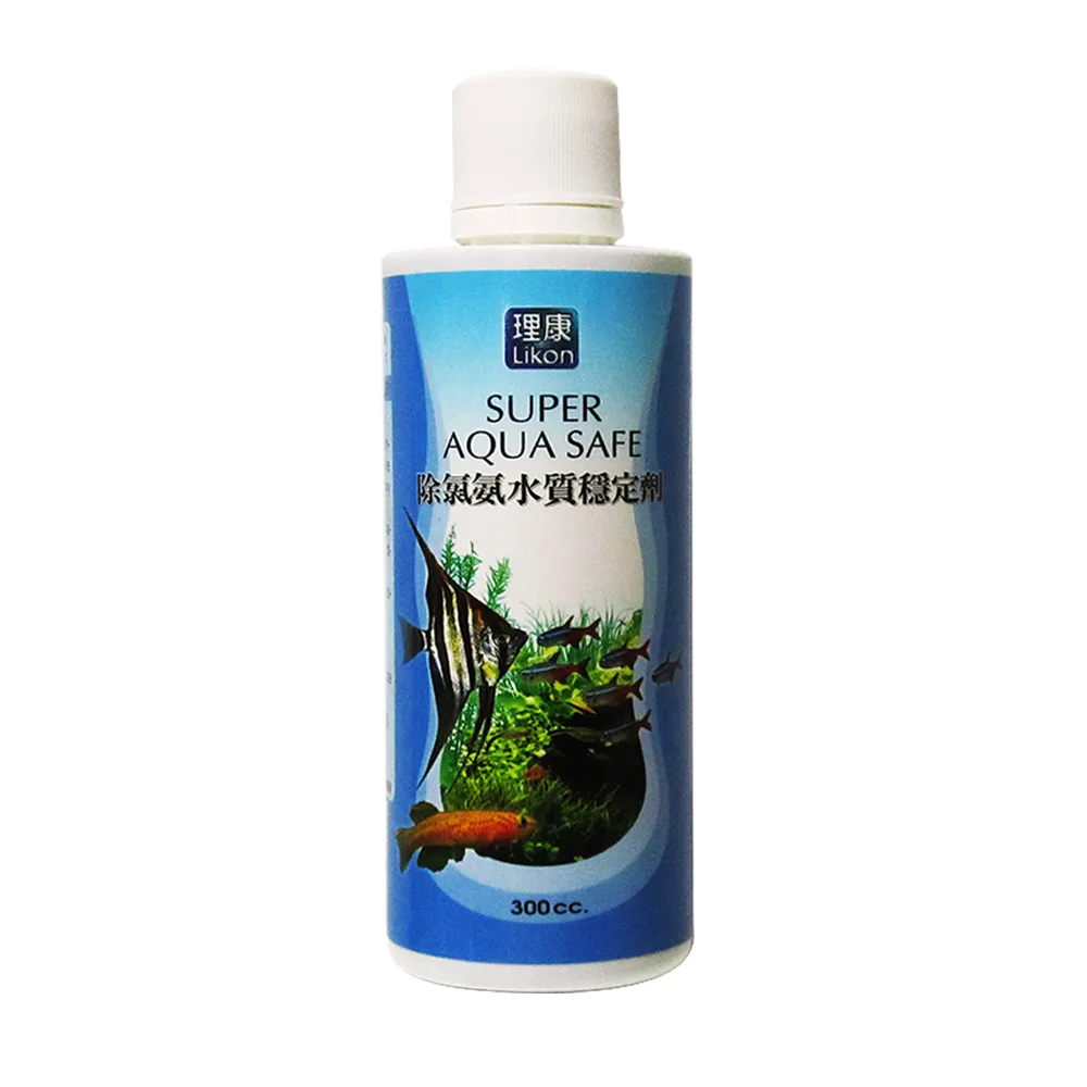 【LIKON 理康】水質處理系列_除氯氨水質穩定劑300C.C.x2罐(適合觀賞魚魚缸使用)