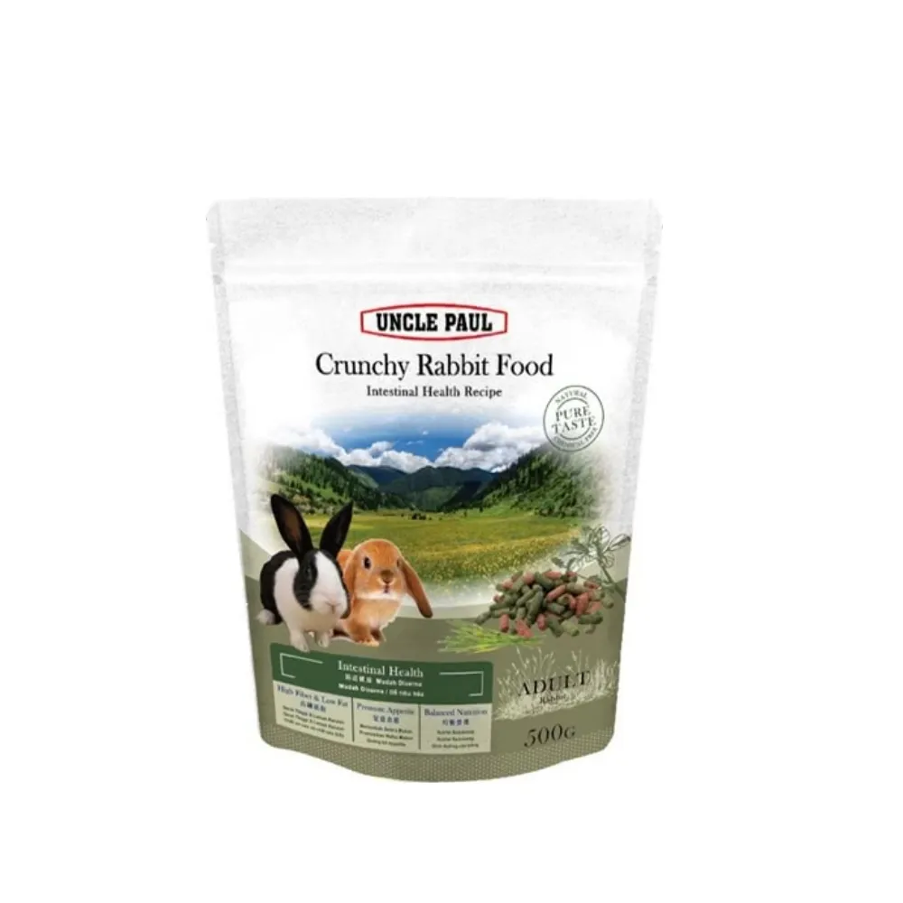 【UNCLE PAUL 保羅叔叔】膨化兔料 500g（成兔用）*6入組(兔飼料)