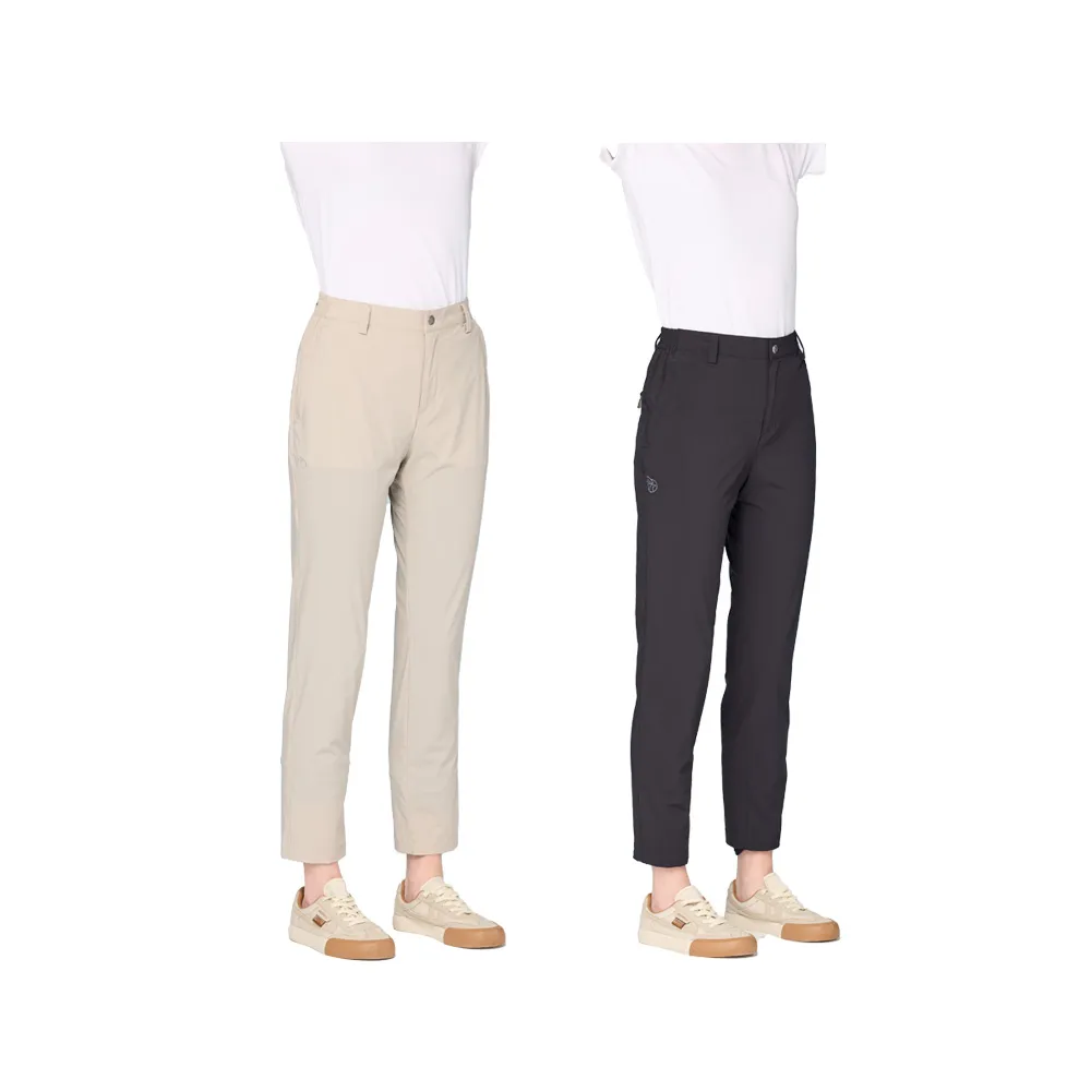 【Wildland 荒野】女彈性冰涼透氣抗UV9分褲-S-3L-0B31323(女款/褲子/運動褲)