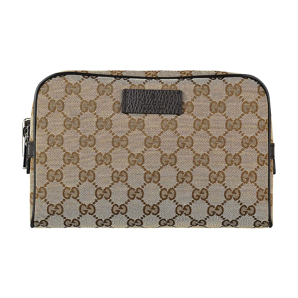 【GUCCI 古馳】GUCCI金屬LOGO圓形設計牛皮鏈帶拉鍊斜背包(5款任選)