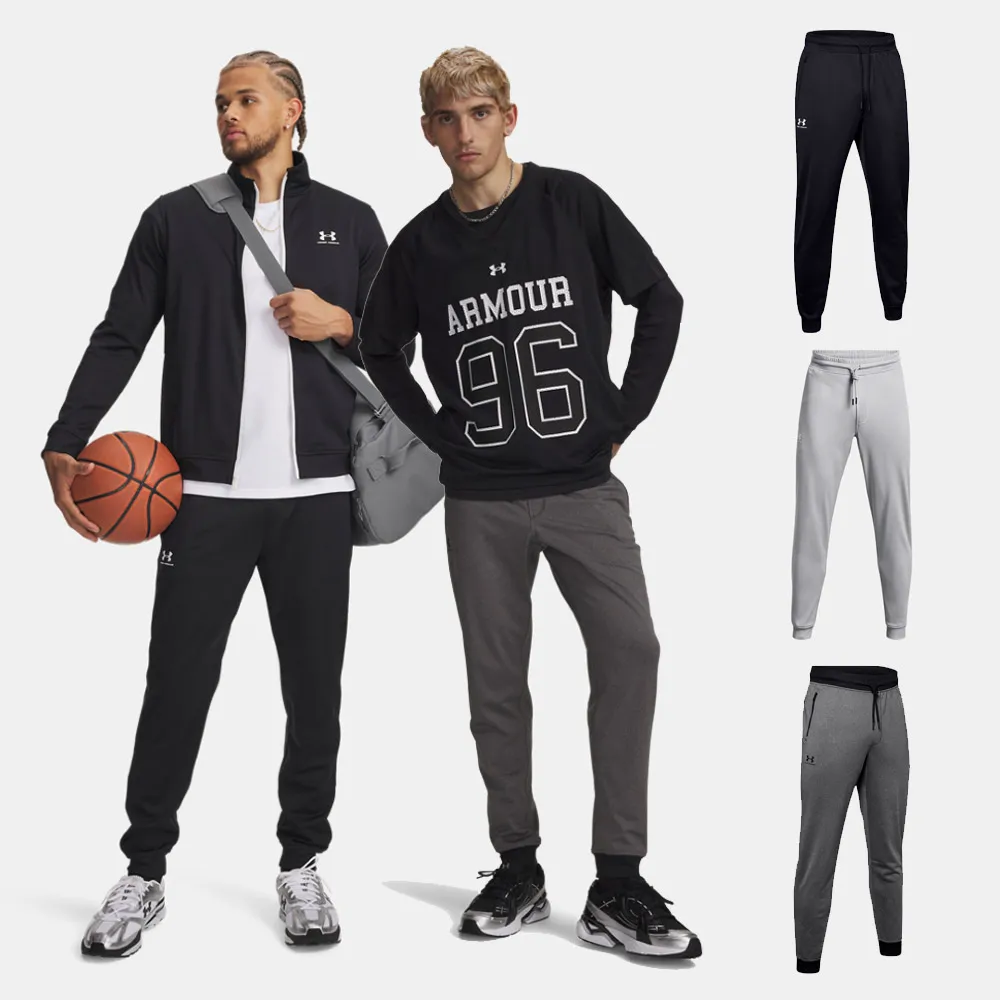 【UNDER ARMOUR】UA雙11精選 男 Sportstyle Jogger 刷毛 運動長褲(多款任選)