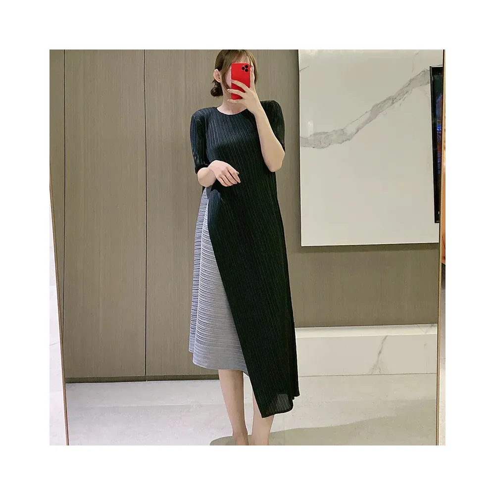【MU YI YANG 慕衣洋】三宅冷調藝術氣質洋裝