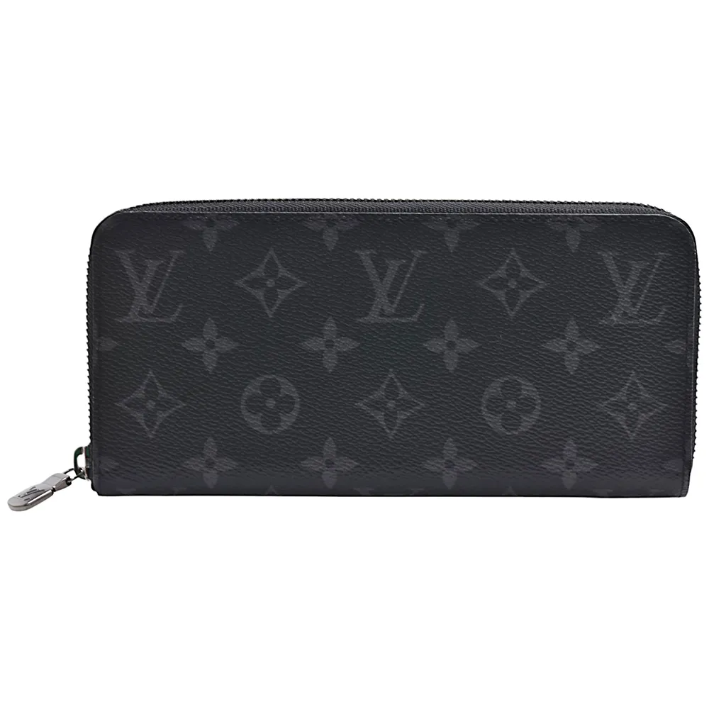 【Louis Vuitton 路易威登】M11611經典Zippy系列Eclipse帆布拉鍊長夾