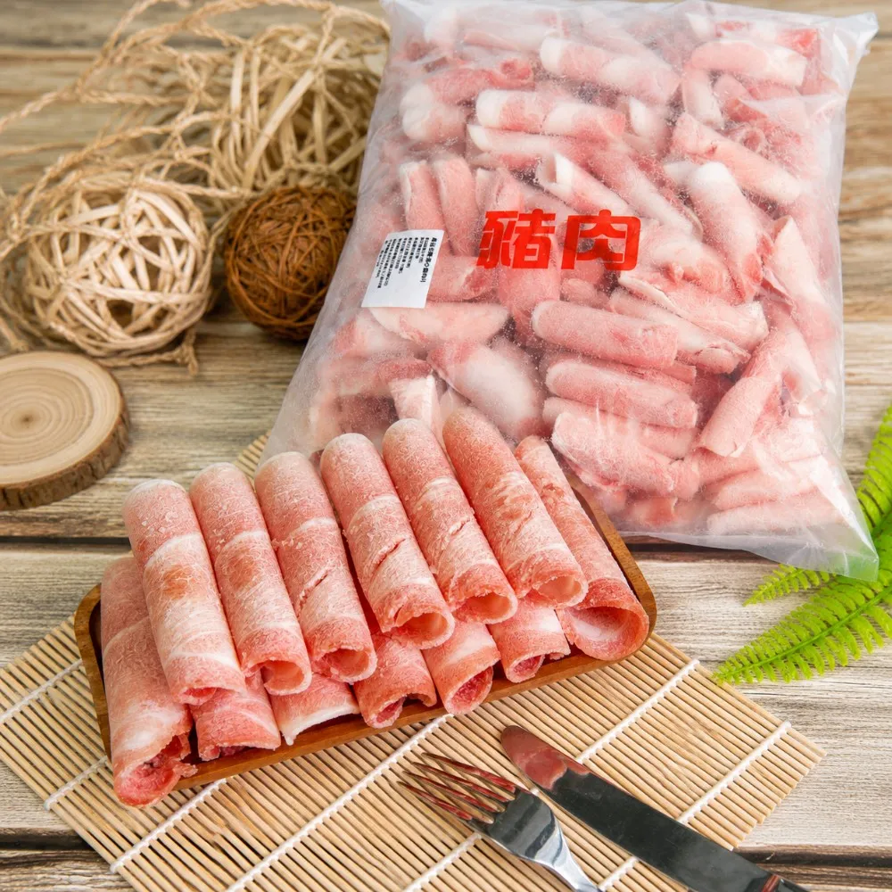 【小嚼士】嚴選豬腿肉片 3KG 家庭囤貨2包組(火鍋肉片 烤肉片 炒片 冷凍豬肉 豬肉片 冷凍肉品 團購 露營)