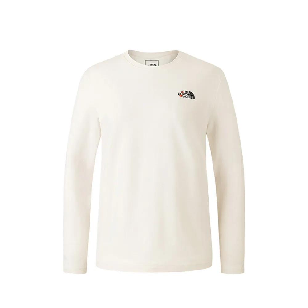 【The North Face】女 快乾長袖T恤 AP《沙丘白》89YA/登山/長袖T/長袖上衣/圓領上衣