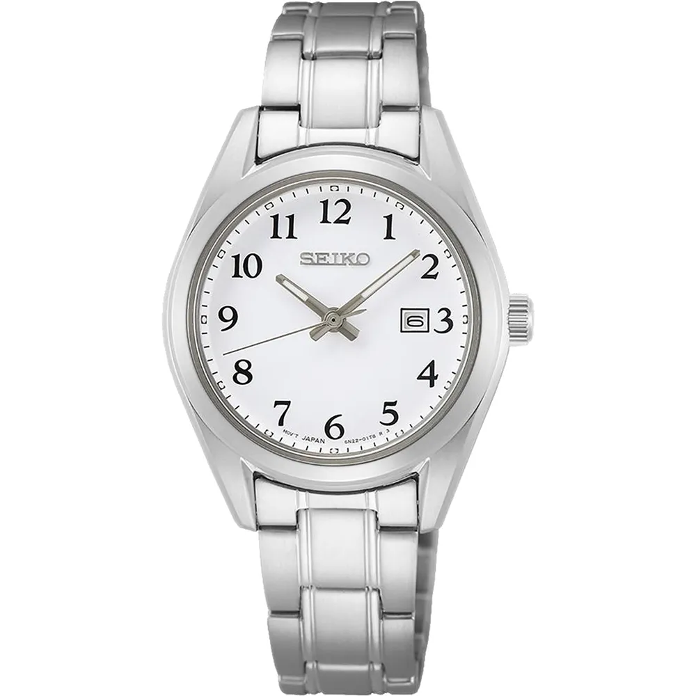 【SEIKO 精工】CS系列 城市簡約女錶 石英錶/SK027(SUR465P1/6N22-00P0S)