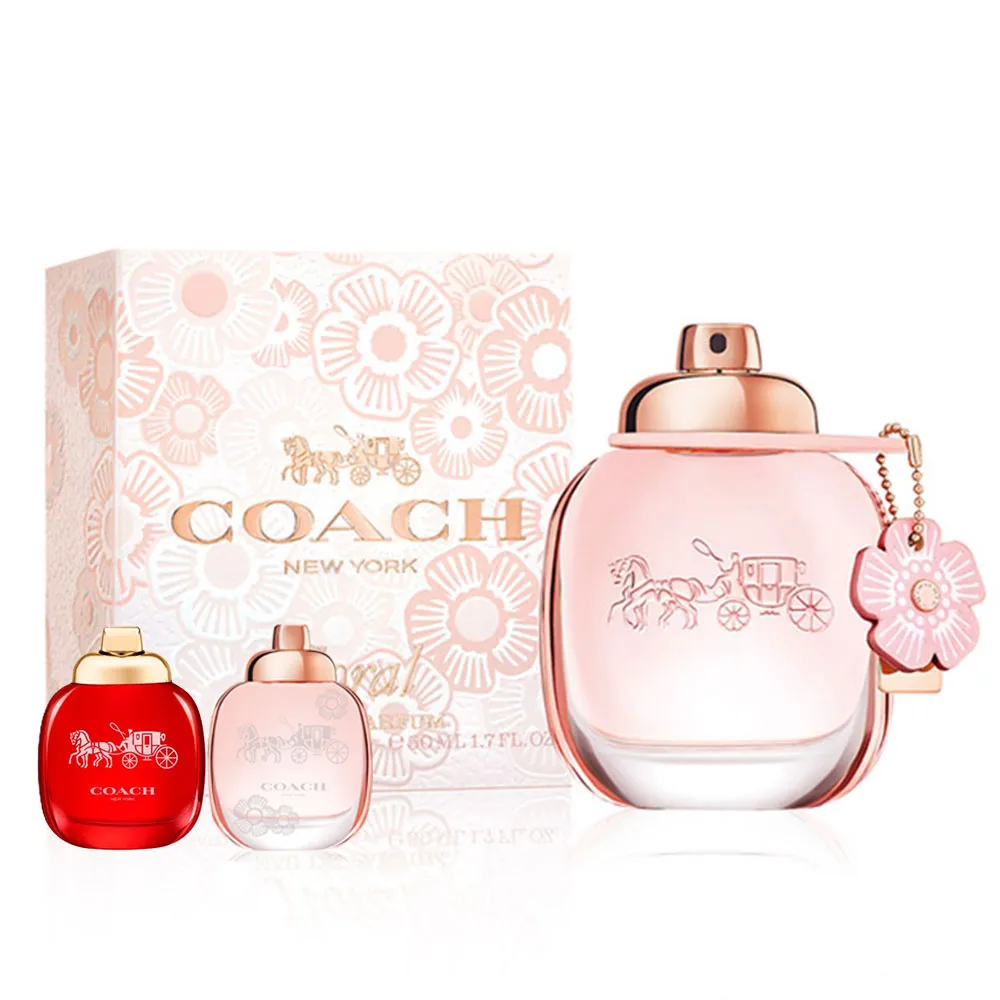 【COACH】芙洛麗女性淡香精50ml(贈隨機小香*2.專櫃公司貨)