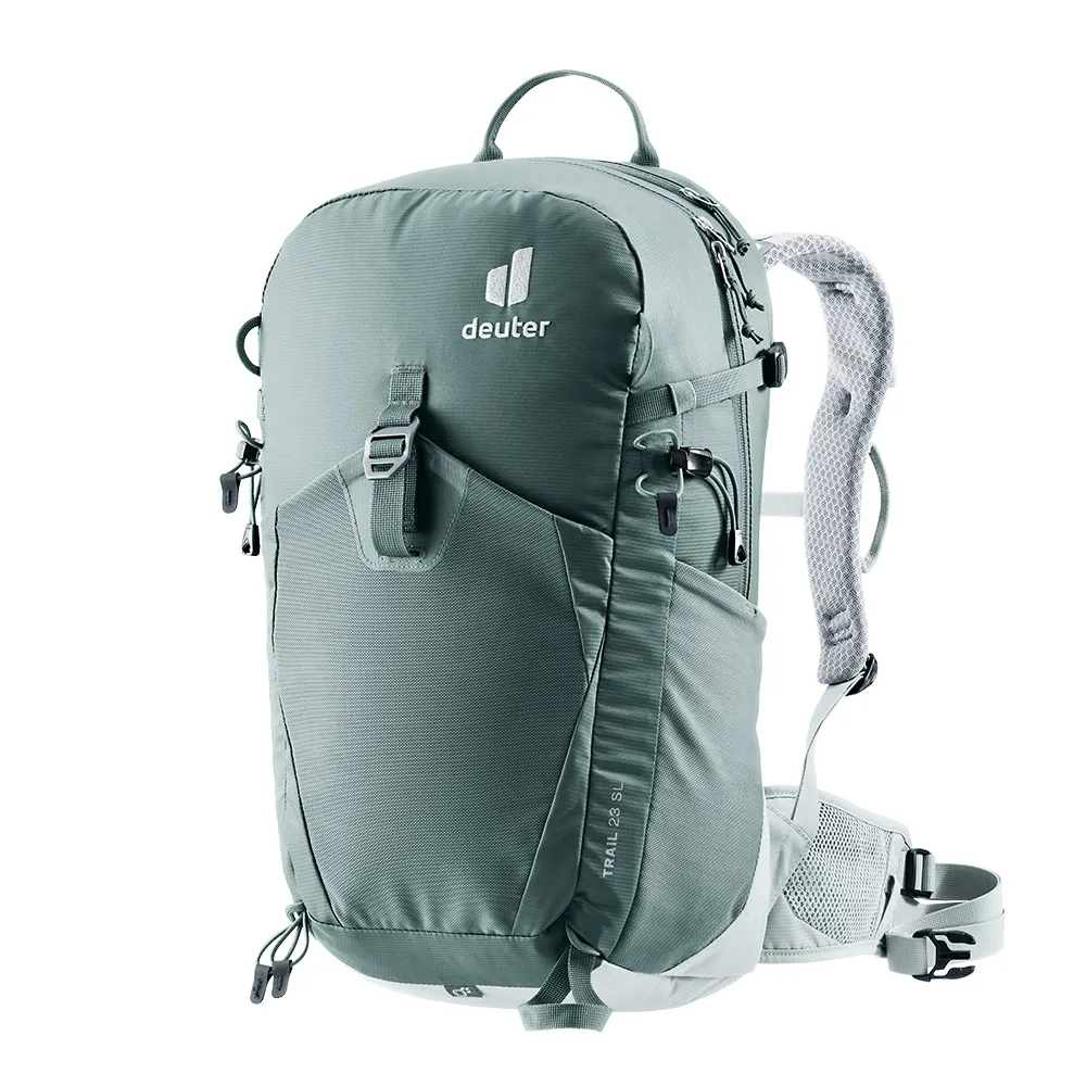 【deuter】TRAIL輕量拔熱透氣背包23SL(3440424灰/日用休閒/運動/旅遊/戶外健行/單車旅行)