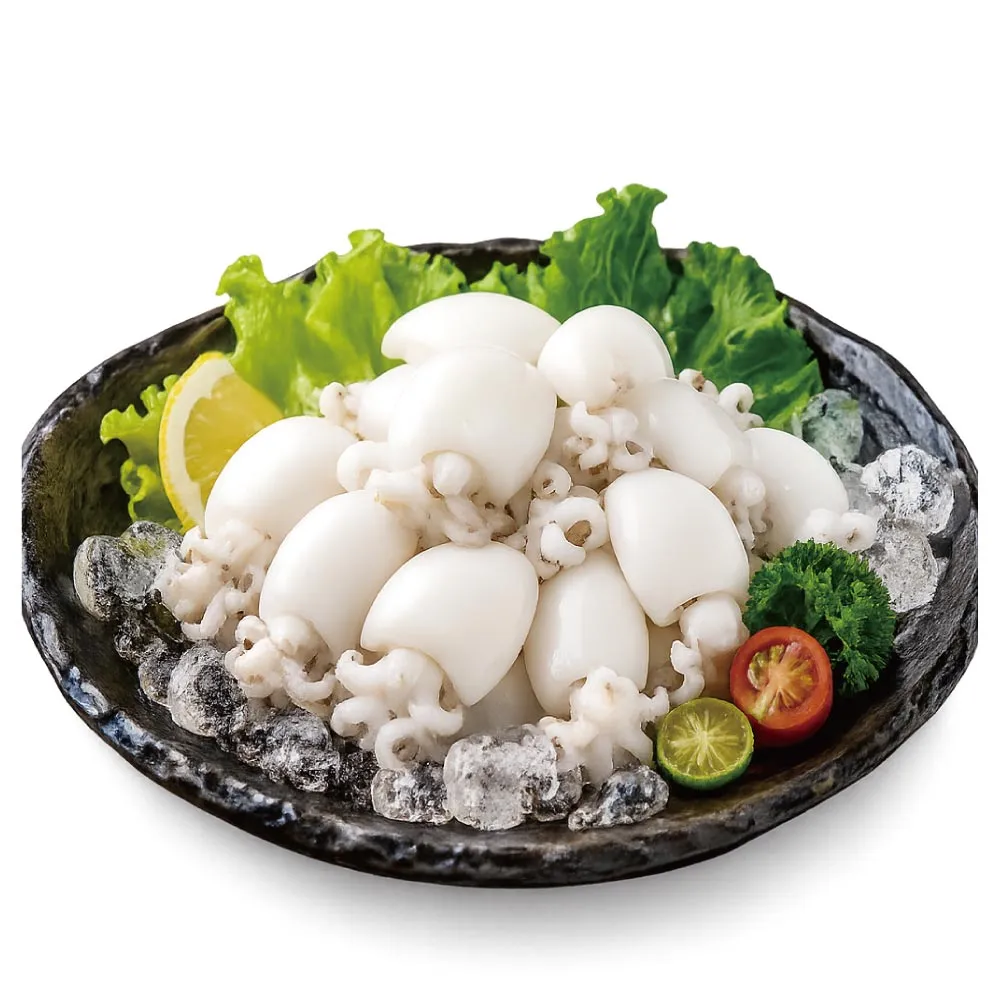 【小川漁屋】單凍小花枝3包(300g±10%/包)