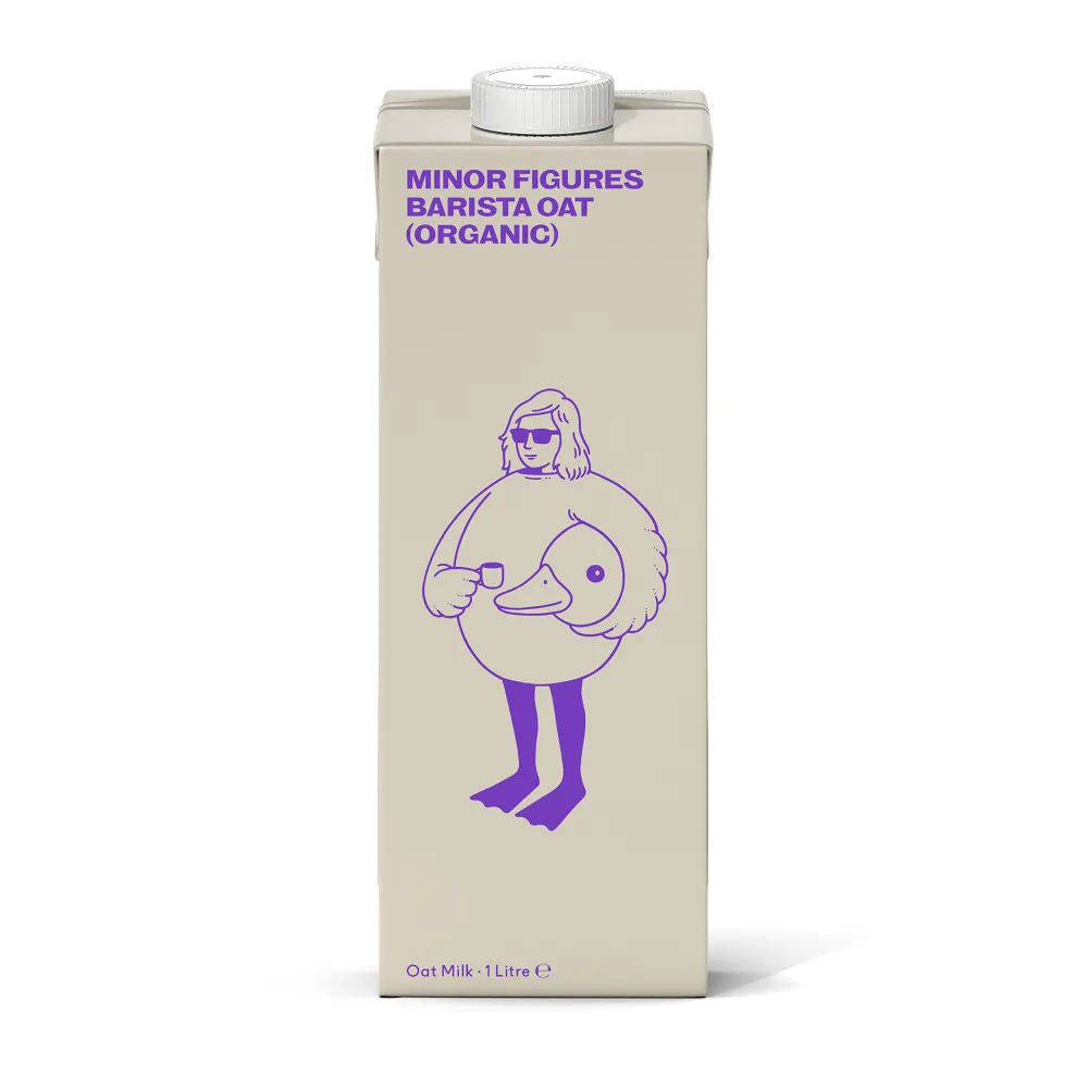 【Minor Figures 小人物】濃厚版有機燕麥奶- 咖啡師 1000ml x單罐(乳糖不耐/大豆堅果過敏/素食 適用)