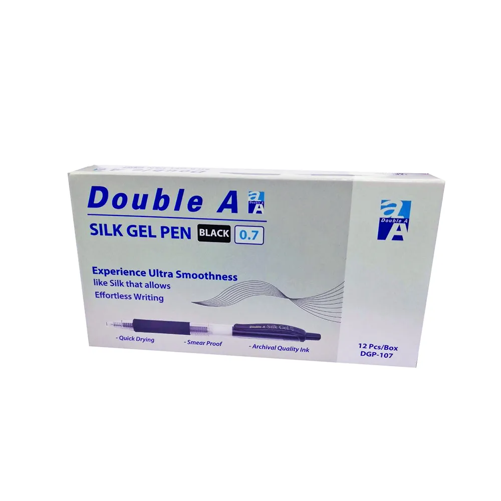 【Double A】極順中性筆0.7mm黑-DAGP18004(12支/盒)