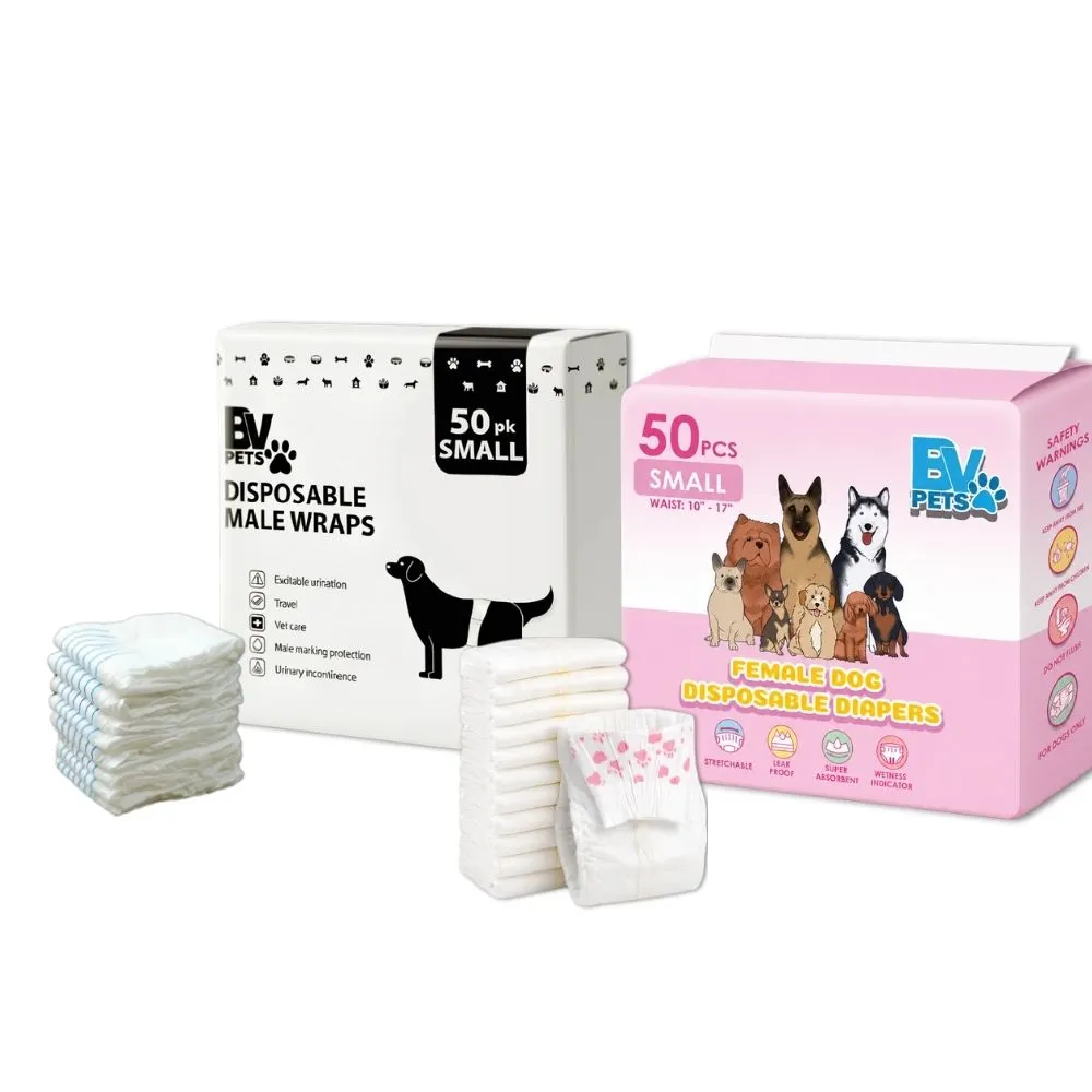 【BV Pets 寵物生活家】寵物禮貌帶/寵物尿布 4入組(公狗禮貌帶/寵物尿布/狗尿布/狗尿褲)