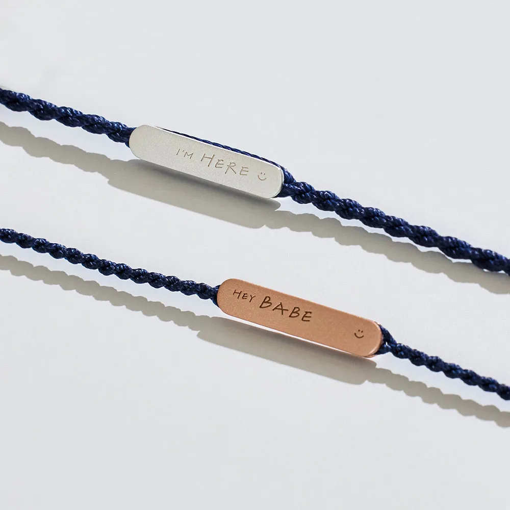【vacanza】祈願｜miss you 925純銀飾品 純銀手鍊(抗過敏 情人節禮物 生日禮物)