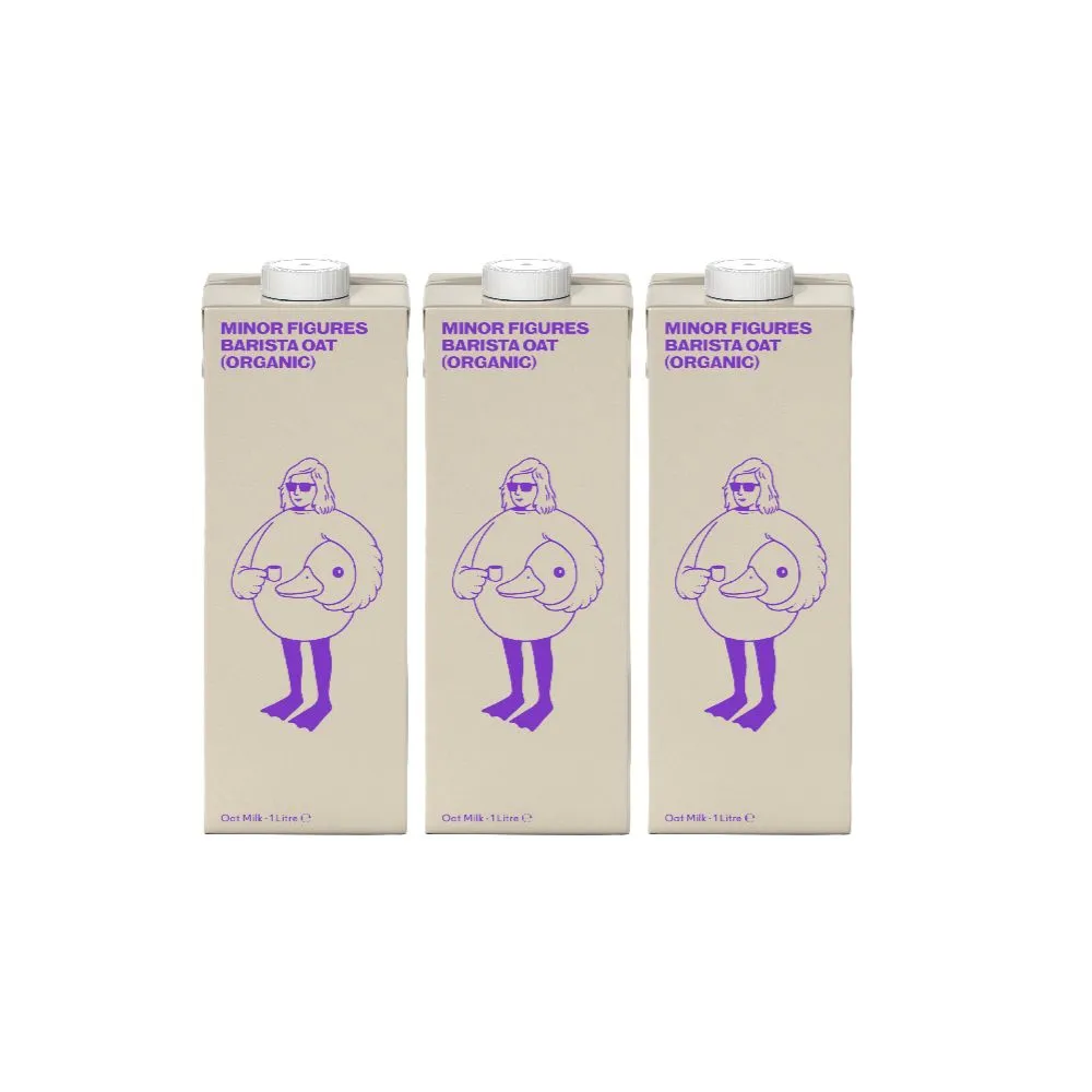 【Minor Figures 小人物】濃厚版燕麥奶- 咖啡師 有機 1000ml x3罐(乳糖不耐/大豆堅果過敏/素食 適用)