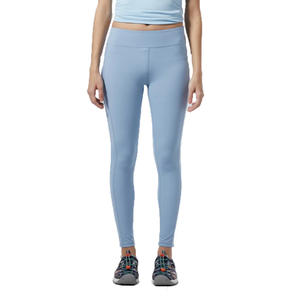 【Hilltop 山頂鳥】Hilltop Sports Polygiene 女款抗菌吸濕快乾長褲 PS07XFK8 藍