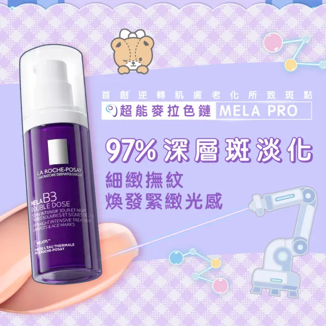 【理膚寶水】雙11限定★Hello Kitty系列年輕透亮禮盒(全新B5小藍瓶 30ml+MELA B3 PRO 紫探頭 40ml)