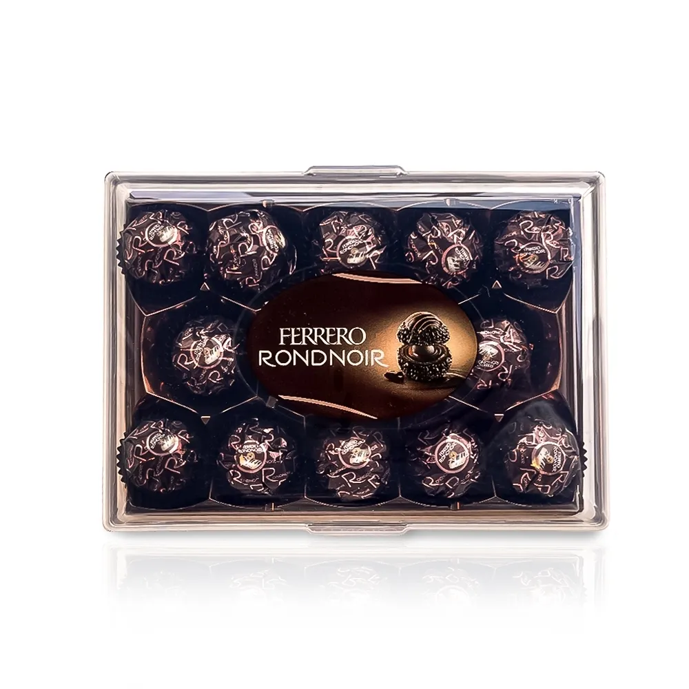 【金莎】義大利 FERRERO RONDNOIR 黑金莎巧克力(14顆盒裝/朗莎/過年送禮/伴手禮/情人節禮物)
