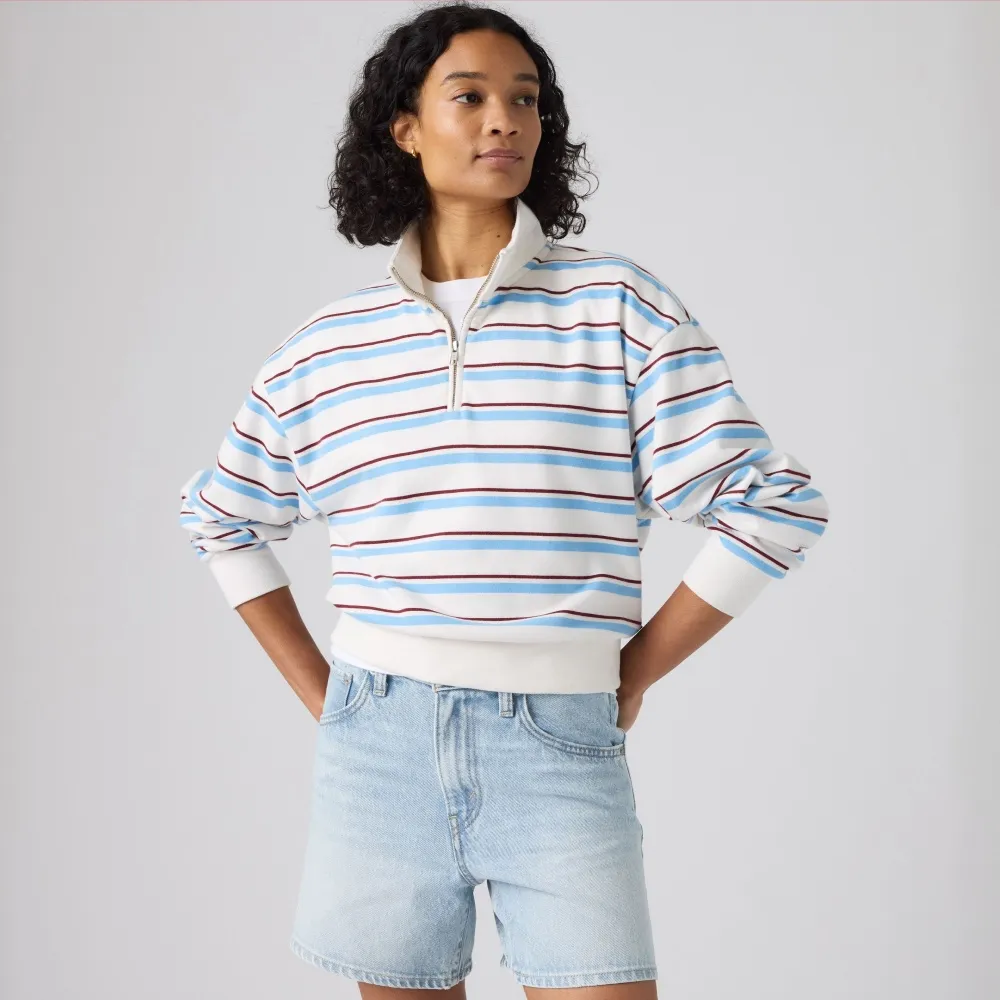 【LEVIS】四分之一拉鍊上衣 / 大學T 女生上衣 熱賣單品 005IJ-0014