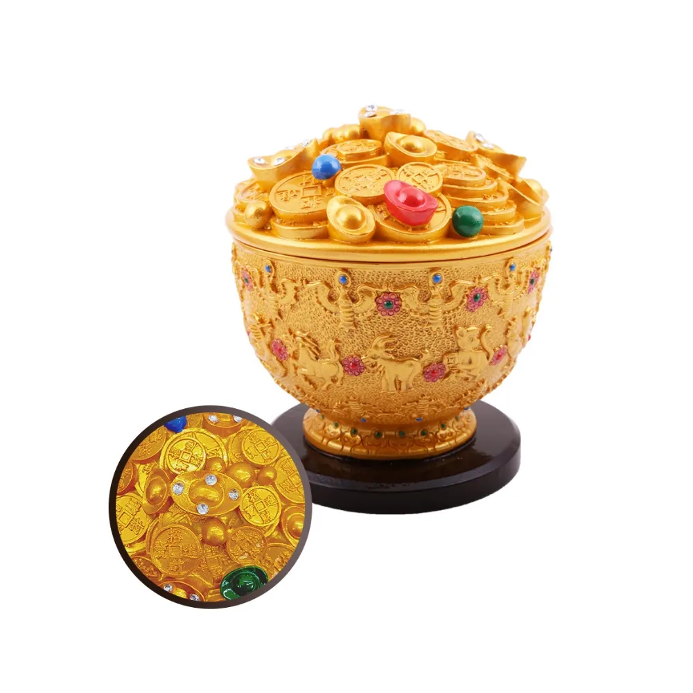 【雨揚】福滿聚寶金飯碗